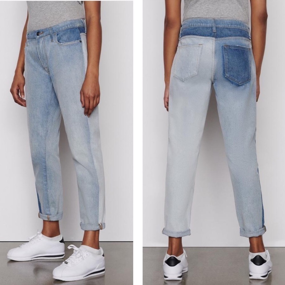 Frame Le Garçon Unmatched Dinsmore Mix Jeans 27